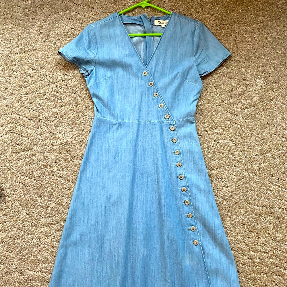 Madewell Women’s Denim button dress